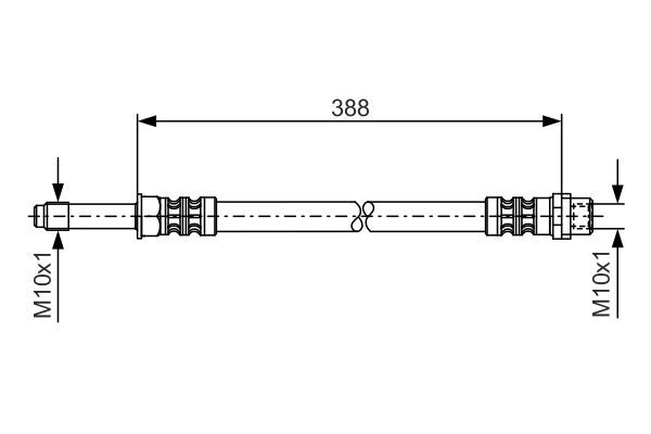 BOSCH 1 987 476 300 Bremsschlauch