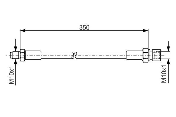 BOSCH 1 987 476 324 Bremsschlauch