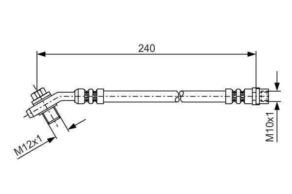 BOSCH 1 987 476 332 Bremsschlauch