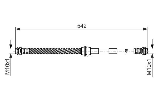 BOSCH 1 987 476 325 Bremsschlauch