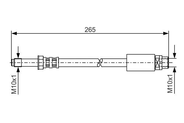 BOSCH 1 987 476 359 Bremsschlauch