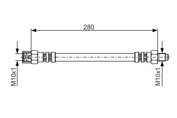 BOSCH 1 987 476 396 Bremsschlauch