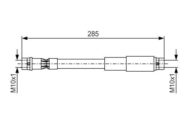 BOSCH 1 987 476 406 Bremsschlauch