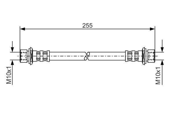 BOSCH 1 987 476 457 Bremsschlauch