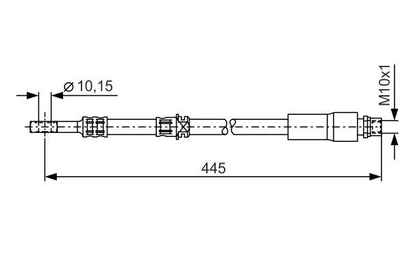 BOSCH 1 987 476 455 Bremsschlauch