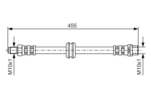 BOSCH 1 987 476 444 Bremsschlauch