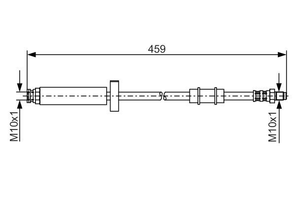 BOSCH 1 987 476 462 Bremsschlauch