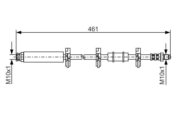 BOSCH 1 987 476 463 Bremsschlauch