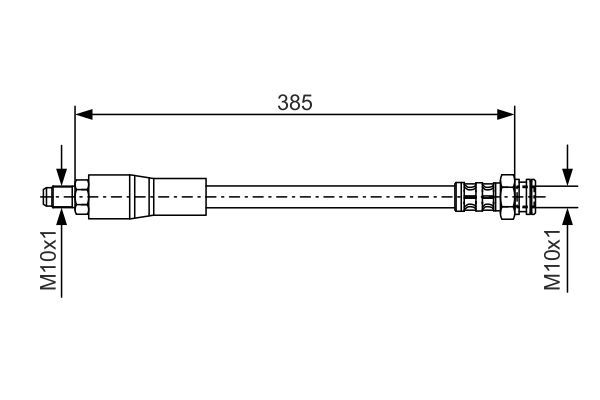 BOSCH 1 987 476 461 Bremsschlauch