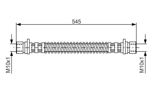 BOSCH 1 987 476 594 Bremsschlauch