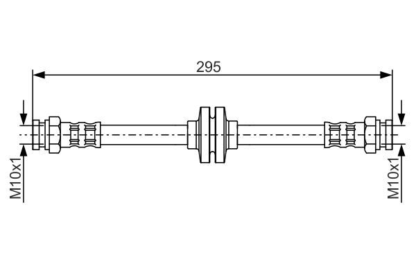 BOSCH 1 987 476 632 Bremsschlauch