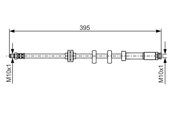 BOSCH 1 987 476 635 Bremsschlauch