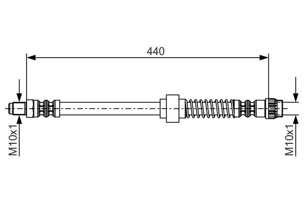 BOSCH 1 987 476 651 Bremsschlauch