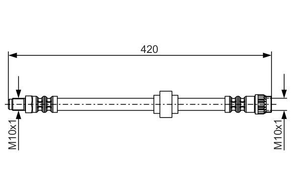 BOSCH 1 987 476 704 Bremsschlauch