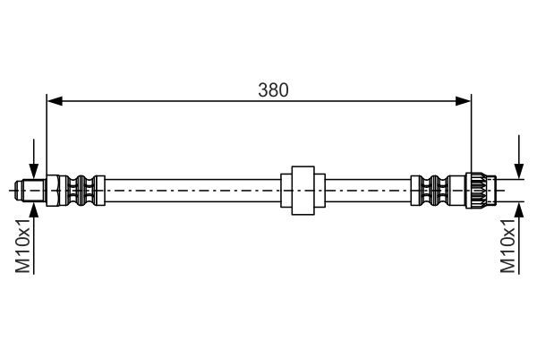 BOSCH 1 987 476 700 Bremsschlauch