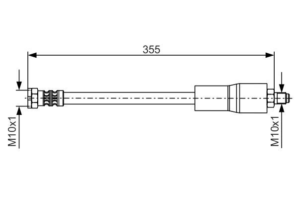 BOSCH 1 987 476 751 Bremsschlauch