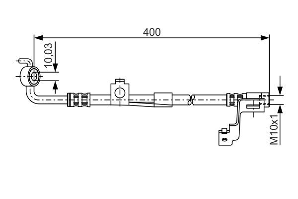 BOSCH 1 987 476 815 Bremsschlauch