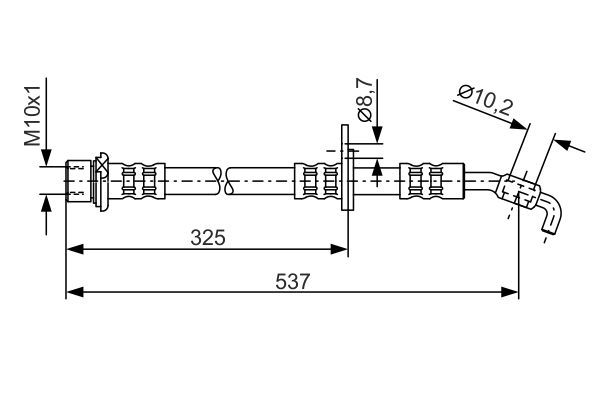 BOSCH 1 987 476 782 Bremsschlauch