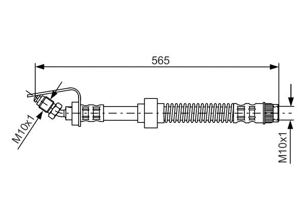 BOSCH 1 987 476 906 Bremsschlauch