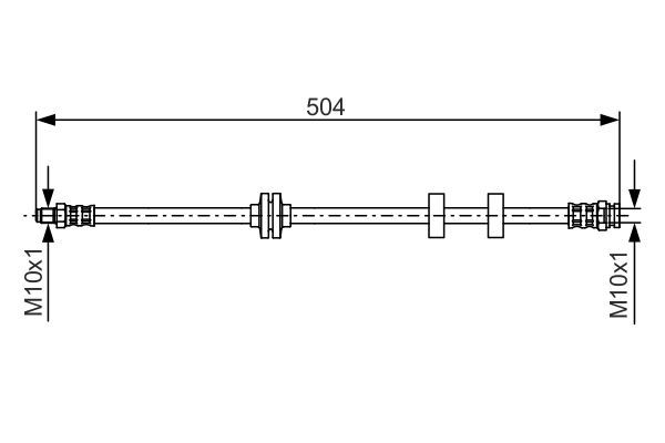 BOSCH 1 987 476 879 Bremsschlauch