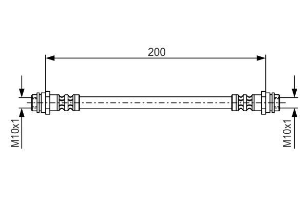 BOSCH 1 987 476 946 Bremsschlauch