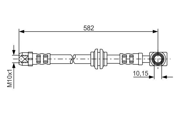 BOSCH 1 987 476 991 Bremsschlauch