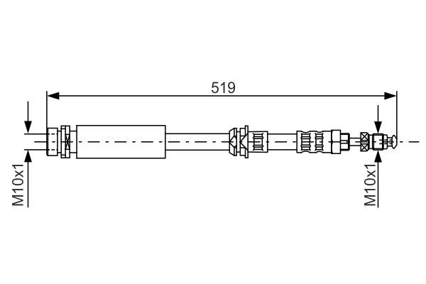 BOSCH 1 987 476 993 Bremsschlauch