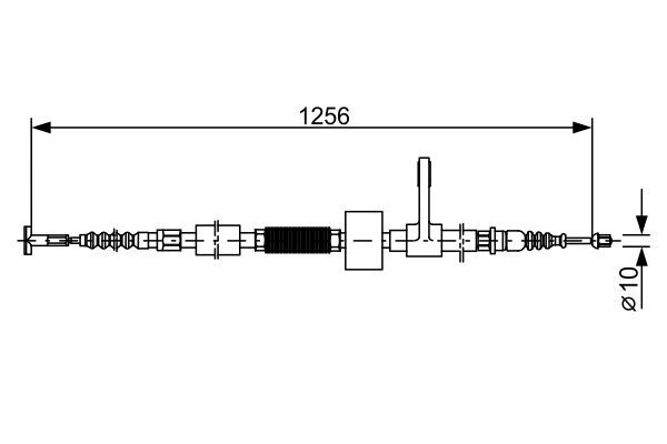 BOSCH 1 987 477 622 Seilzug Feststellbremse