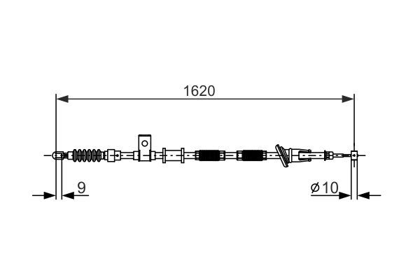 BOSCH 1 987 477 894 Seilzug Feststellbremse