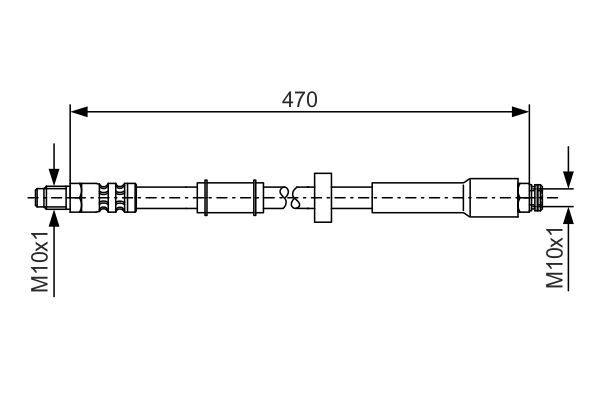 BOSCH 1 987 481 004 Bremsschlauch