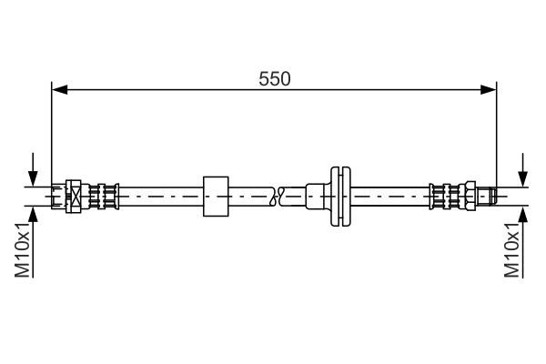 BOSCH 1 987 481 056 Bremsschlauch