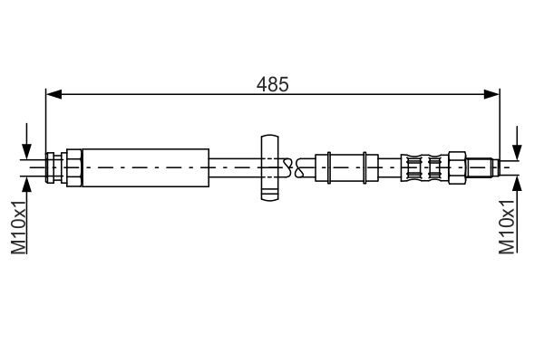 BOSCH 1 987 481 063 Bremsschlauch