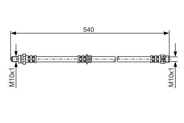 BOSCH 1 987 481 053 Bremsschlauch