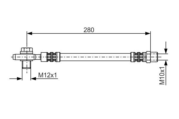 BOSCH 1 987 481 082 Bremsschlauch