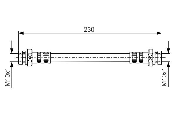 BOSCH 1 987 481 111 Bremsschlauch