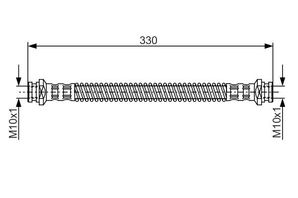 BOSCH 1 987 481 254 Bremsschlauch