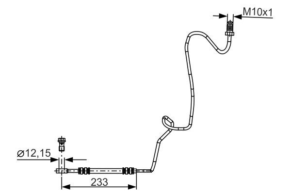 BOSCH 1 987 481 339 Bremsschlauch