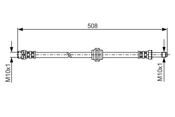 BOSCH 1 987 481 331 Bremsschlauch