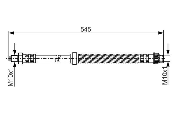 BOSCH 1 987 481 186 Bremsschlauch