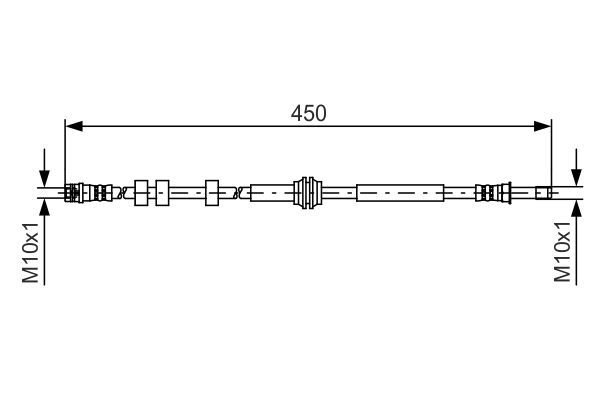 BOSCH 1 987 481 429 Bremsschlauch