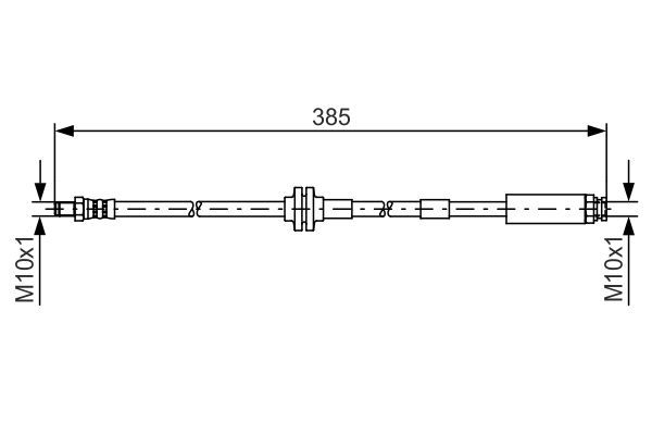 BOSCH 1 987 481 418 Bremsschlauch