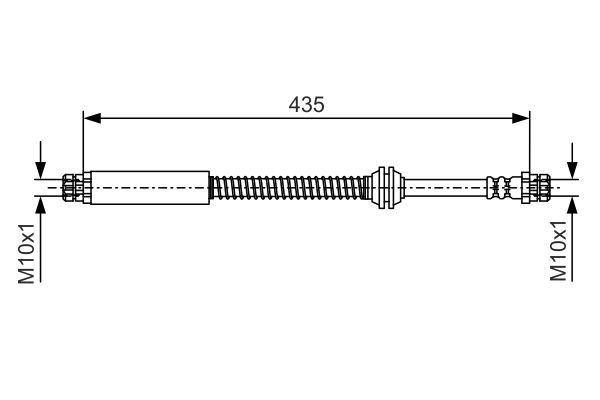 BOSCH 1 987 481 459 Bremsschlauch