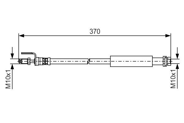 BOSCH 1 987 481 487 Bremsschlauch