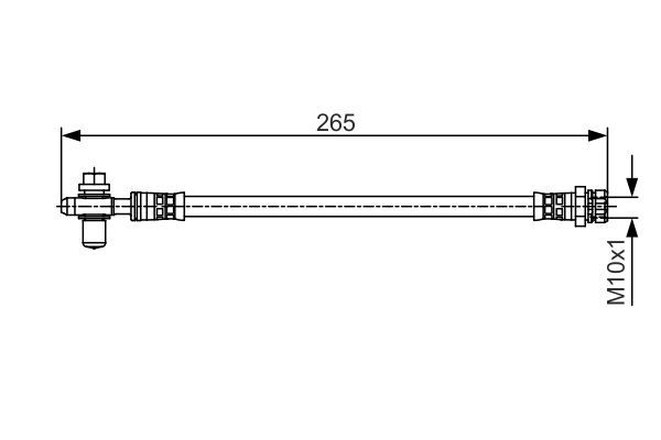 BOSCH 1 987 481 518 Bremsschlauch