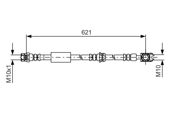 BOSCH 1 987 481 592 Bremsschlauch