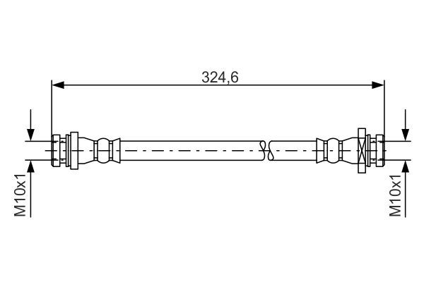 BOSCH 1 987 481 559 Bremsschlauch