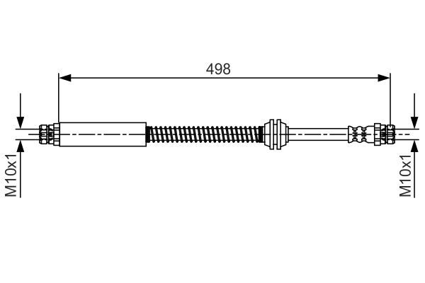 BOSCH 1 987 481 711 Bremsschlauch