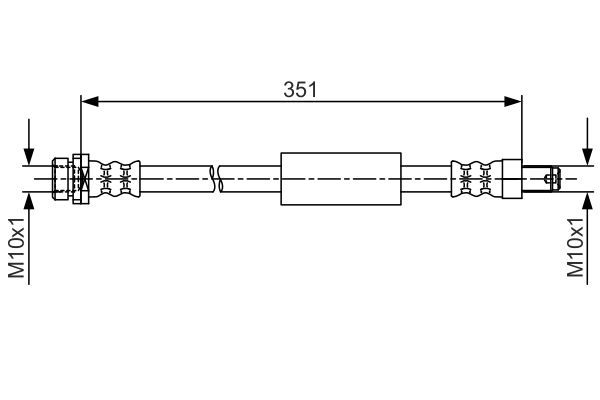 BOSCH 1 987 481 705 Bremsschlauch