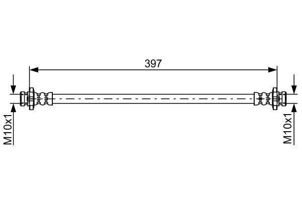 BOSCH 1 987 481 825 Bremsschlauch