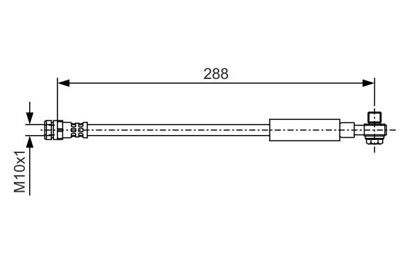 BOSCH 1 987 481 A26 Bremsschlauch